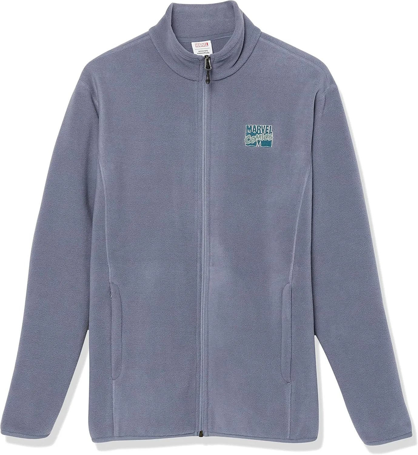 Amazon Essentials Disney | Marvel | Star Wars Men's Polar Fleece Full-Zip Mock Jackets
