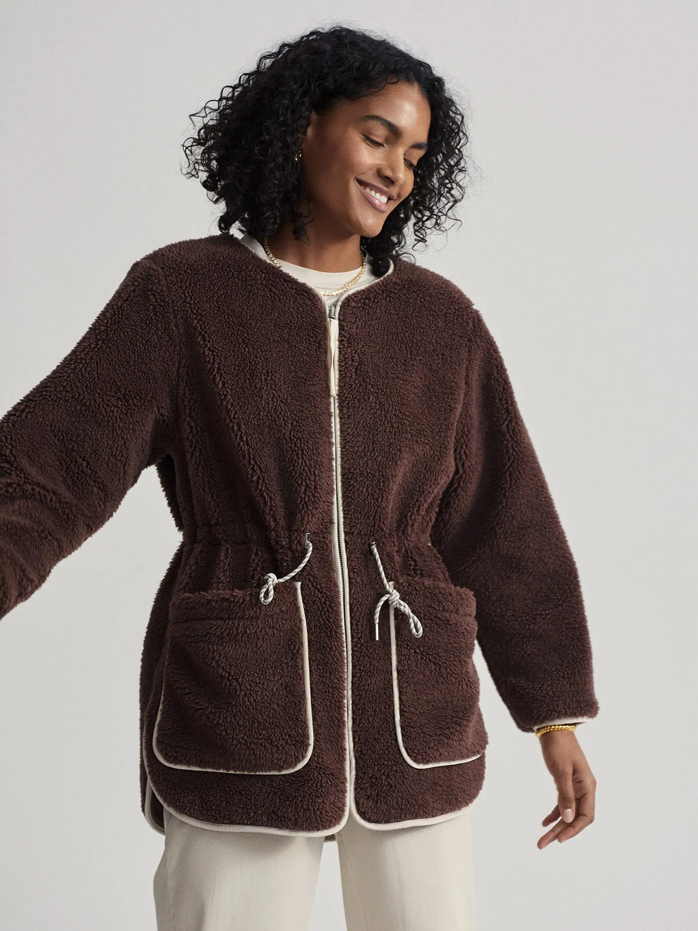 Angelina Sherpa Coat