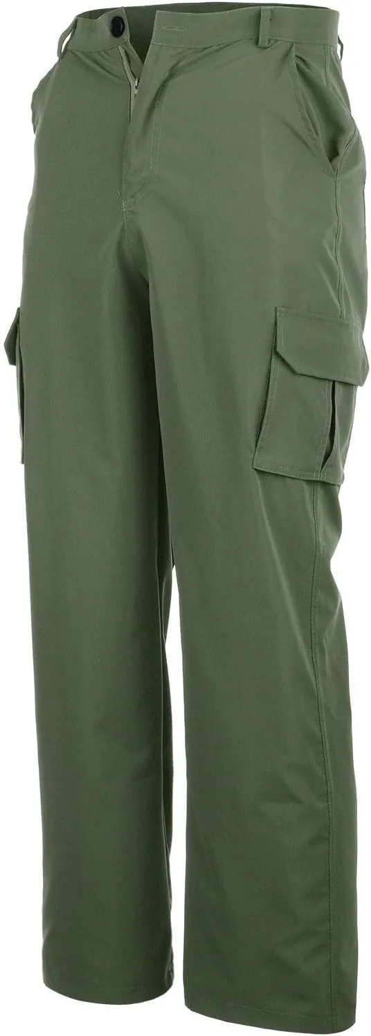 Athletic Pants for Men Color Leggings Casual Men's Trousers Pants Tooling Solid Multi-Pocket Tapered Athletic