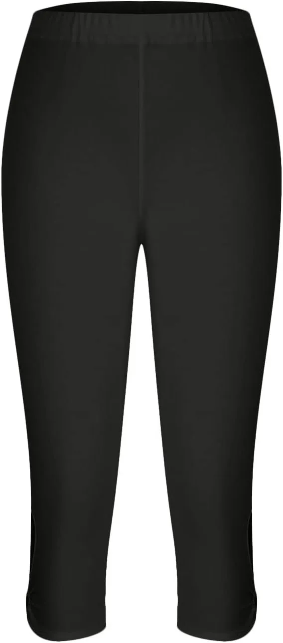 Capris Pants for Women 2025 Summer, High Waist Workout Compression Capris Leggings