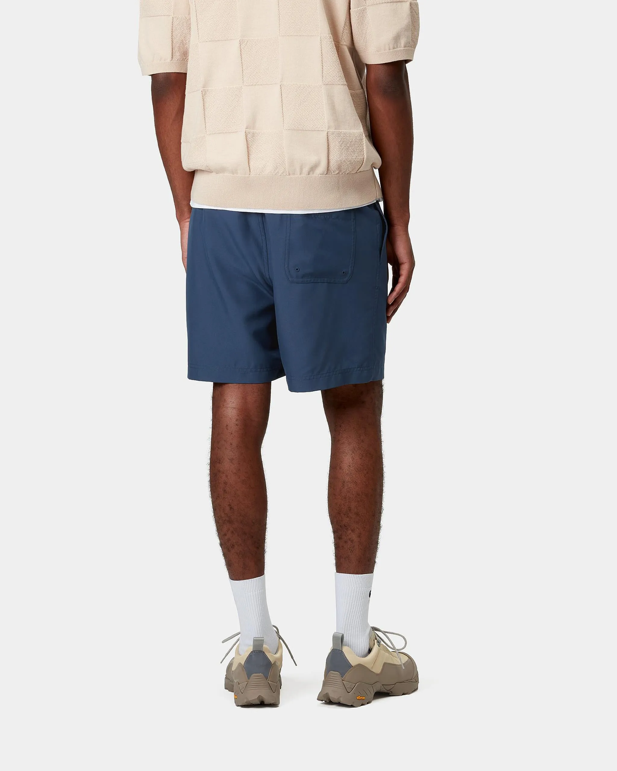 Carhartt WIP Chase Swim Trunks - Dusky Blue / Gold