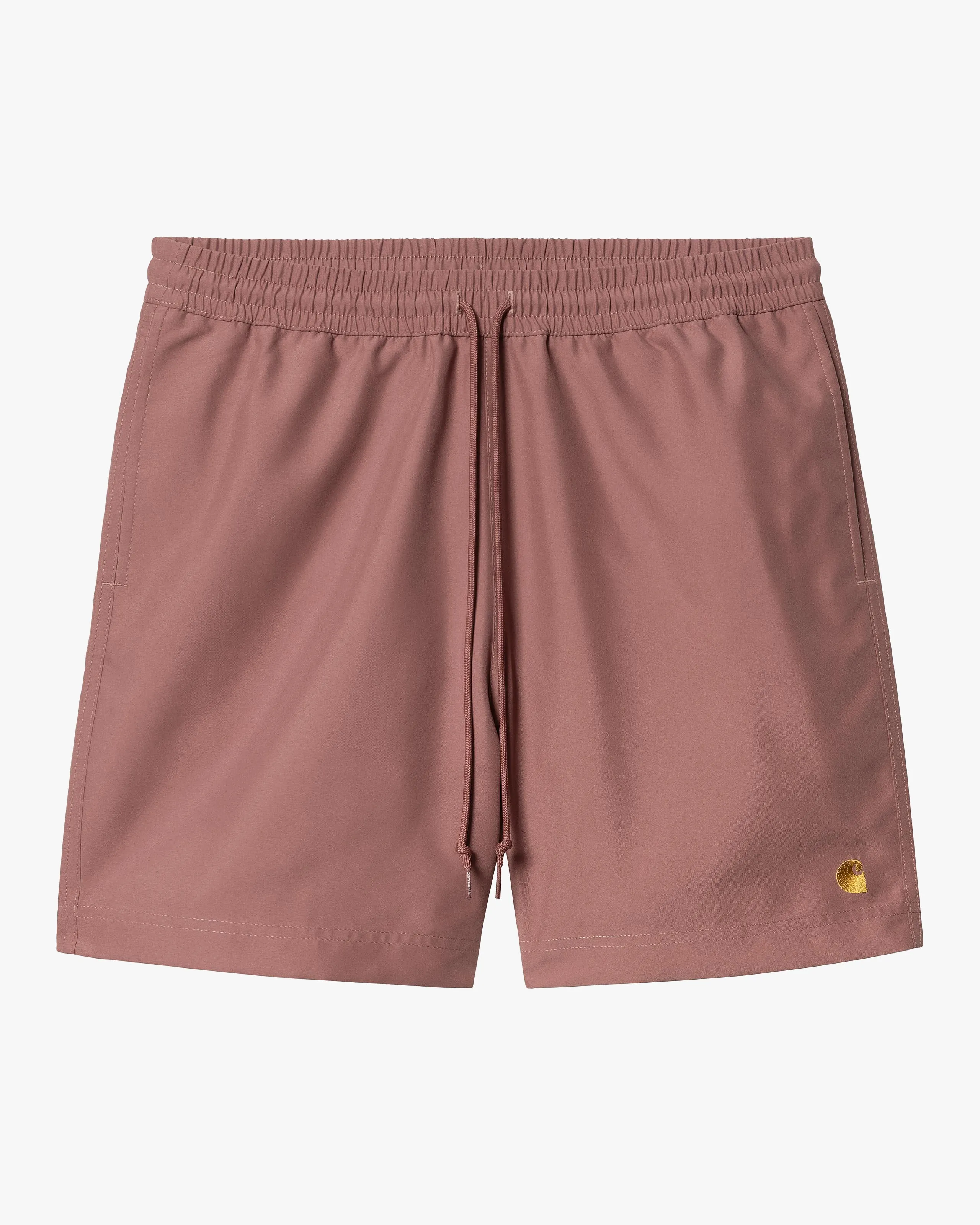 Carhartt WIP Chase Swim Trunks - Dusky Pink / Gold