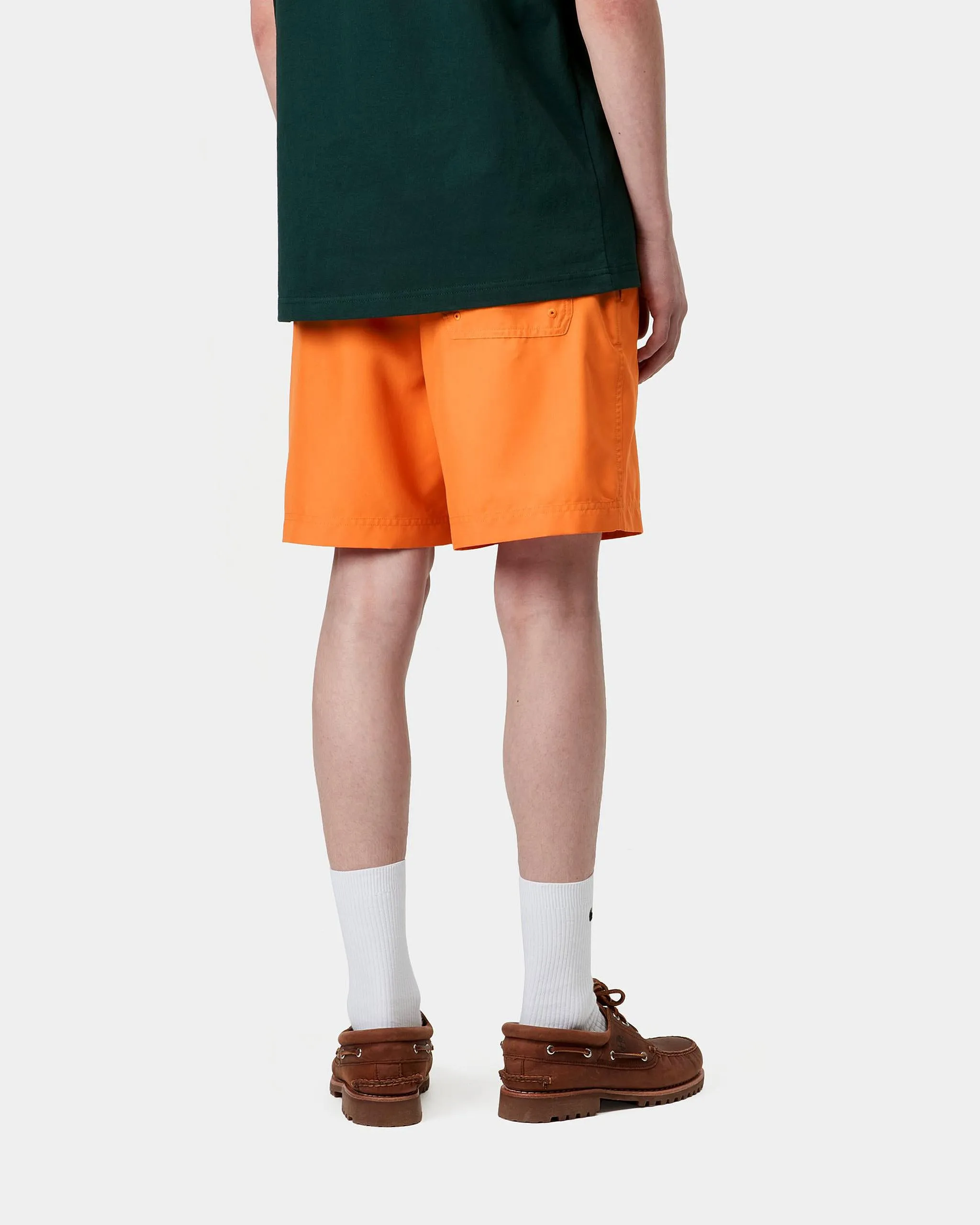 Carhartt WIP Chase Swim Trunks - Pumpkin / Gold