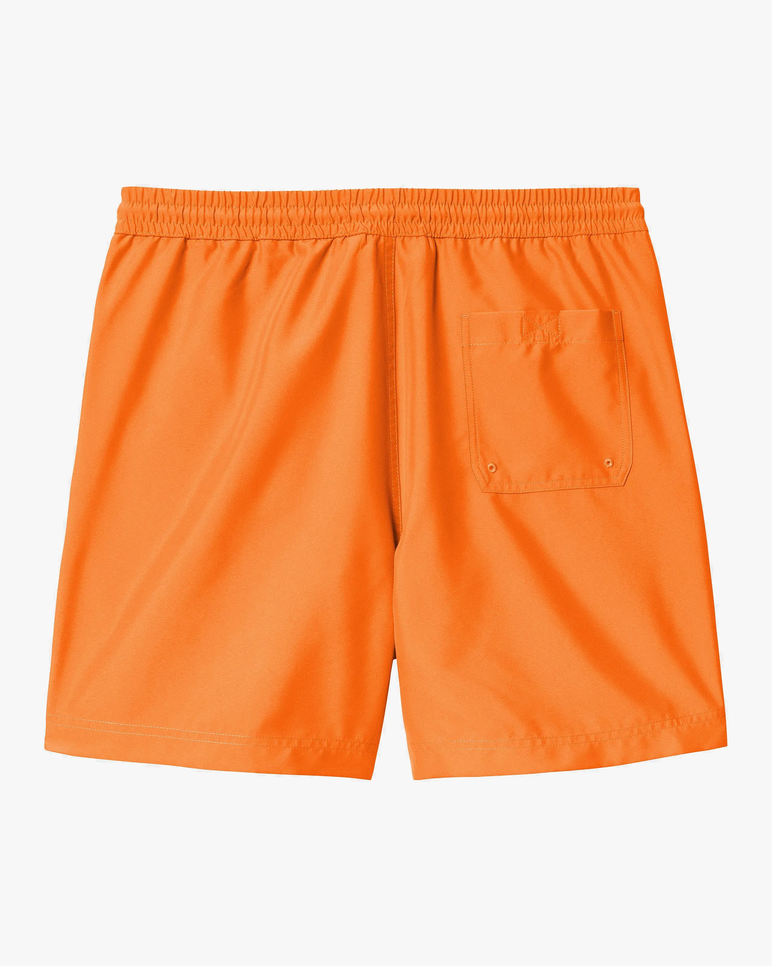 Carhartt WIP Chase Swim Trunks - Pumpkin / Gold