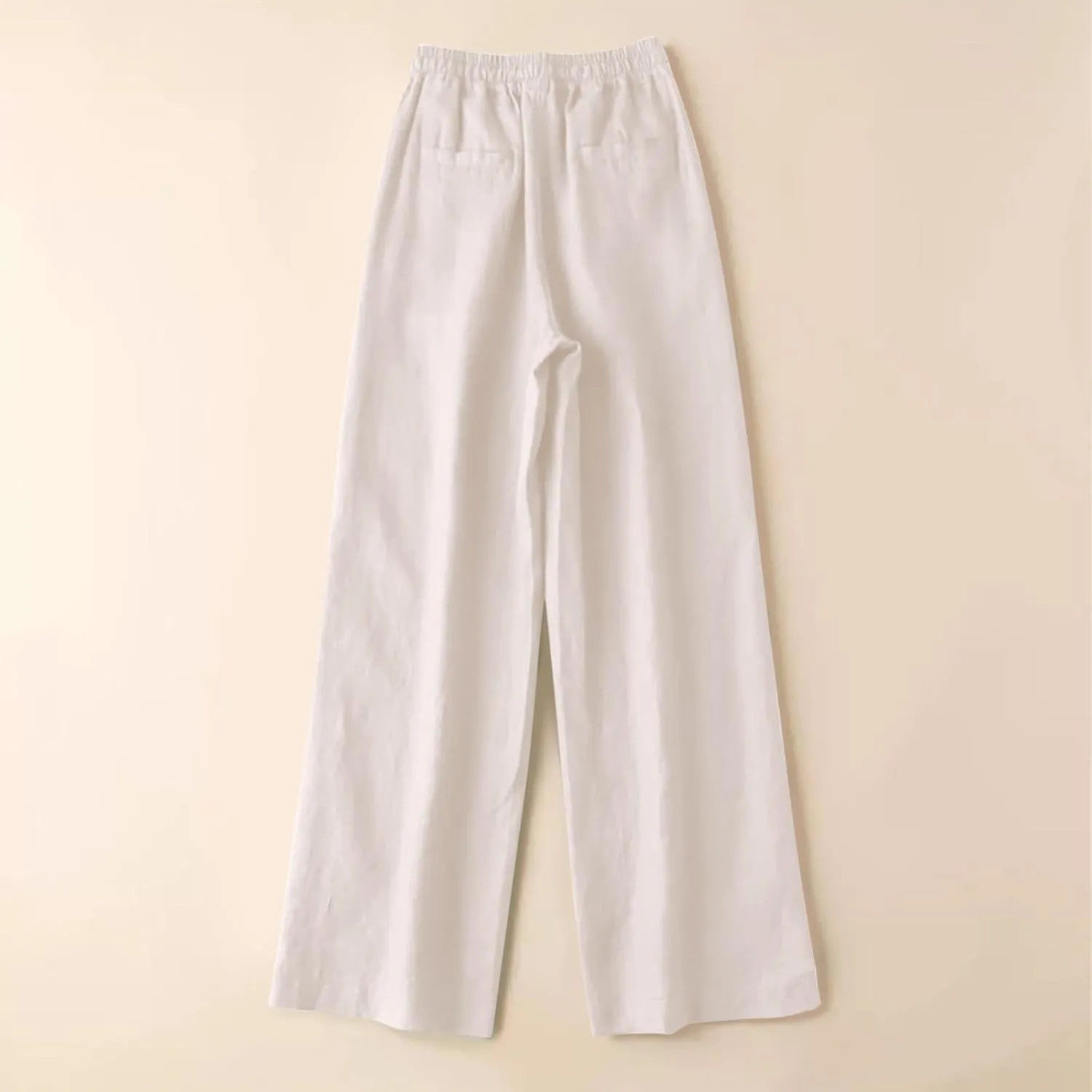 CRNTCEM Loose Fit Beach Pants for Women Stretch Pull On Wide Leg Trousers Lounge Sports Yoga Pants Straight Leg Work Trouser