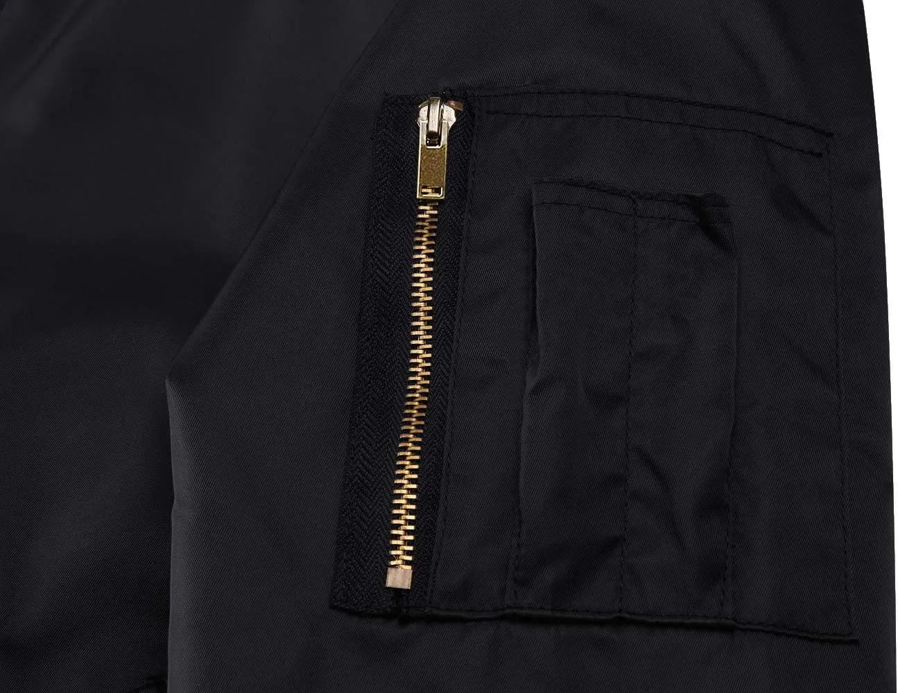 CRYSULLY Men's Jacket-Fall Winter Thicken Windbreakers Bomber Jackets Padded Coats
