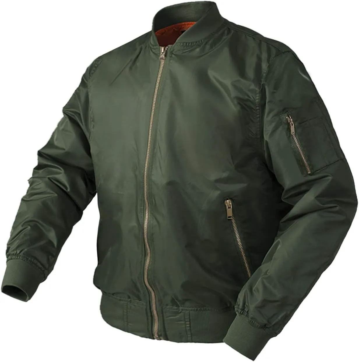 CRYSULLY Men's Jacket-Fall Winter Thicken Windbreakers Bomber Jackets Padded Coats