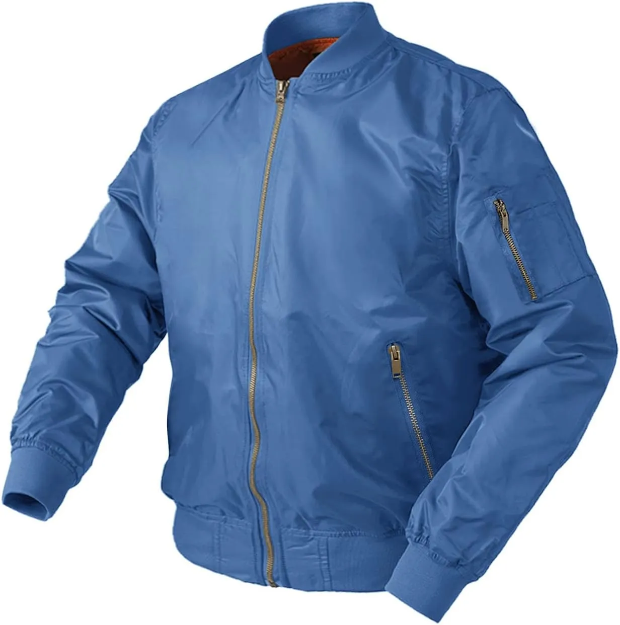 CRYSULLY Men's Jacket-Fall Winter Thicken Windbreakers Bomber Jackets Padded Coats