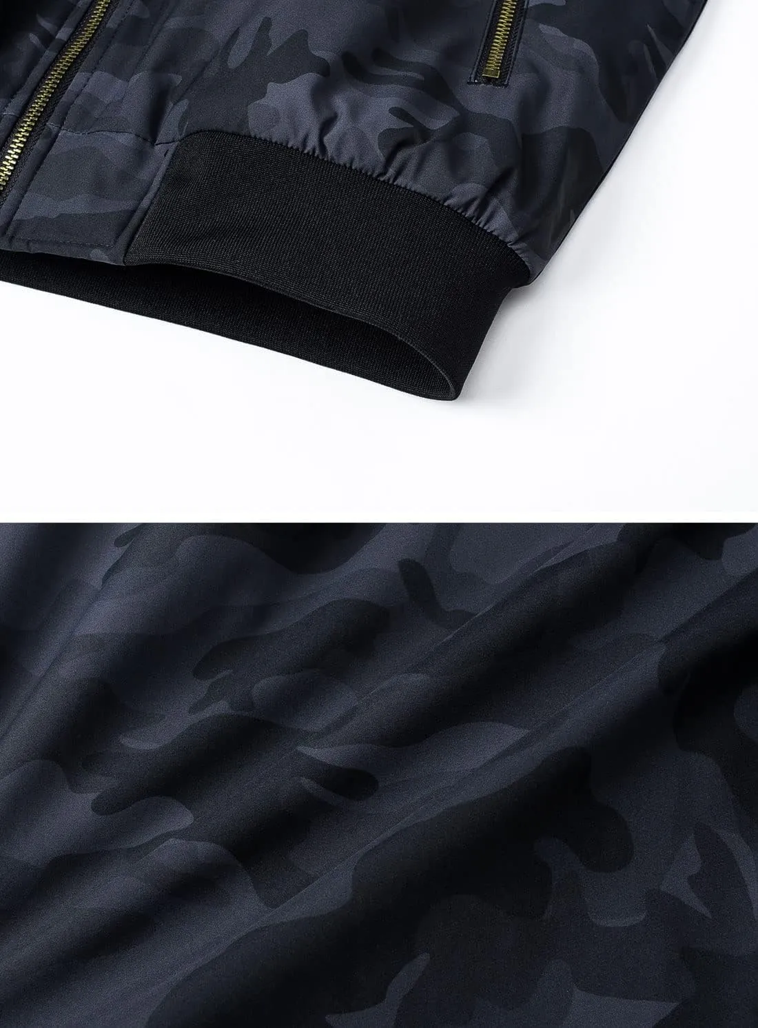 CRYSULLY Men's Jacket-Fall Winter Thicken Windbreakers Bomber Jackets Padded Coats