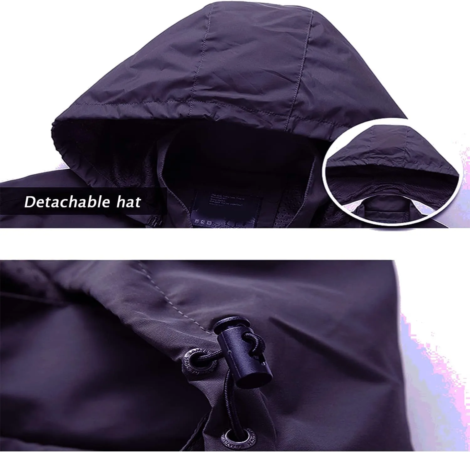 Custom Men's Jacket Add Your Own Logo Design Personalized Lightweight Waterproof Windbreaker Rain Coat