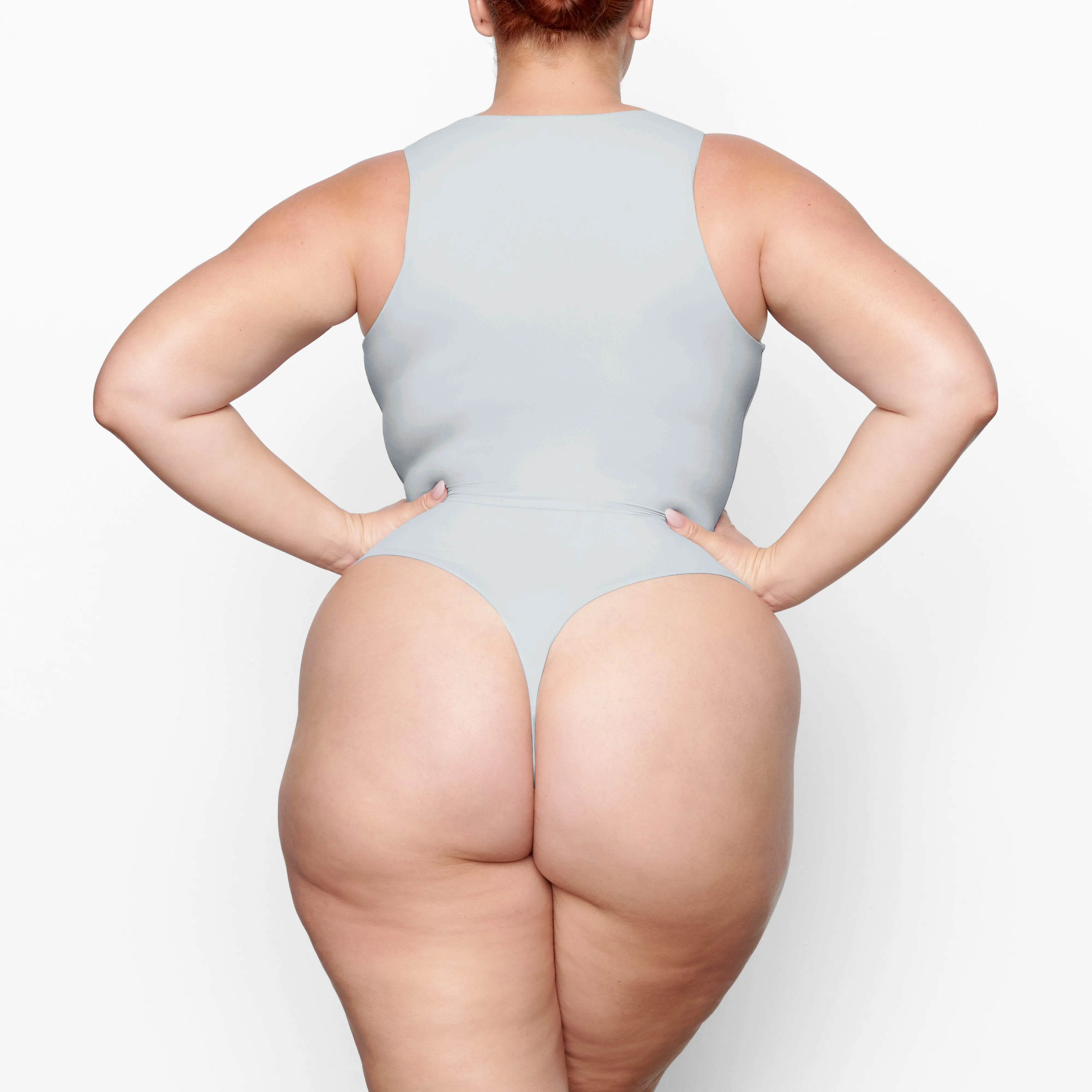 FITS EVERYBODY HIGH NECK BODYSUIT | SKY