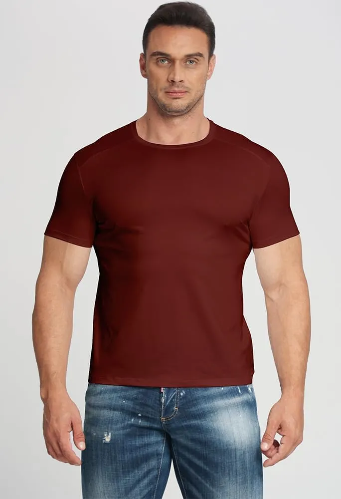 Gary Com 5 Pack Men's Short Sleeve Tees Quick Dry UV Protection Tops Workout Gym&Cycling Athletic T-Shirt for Man