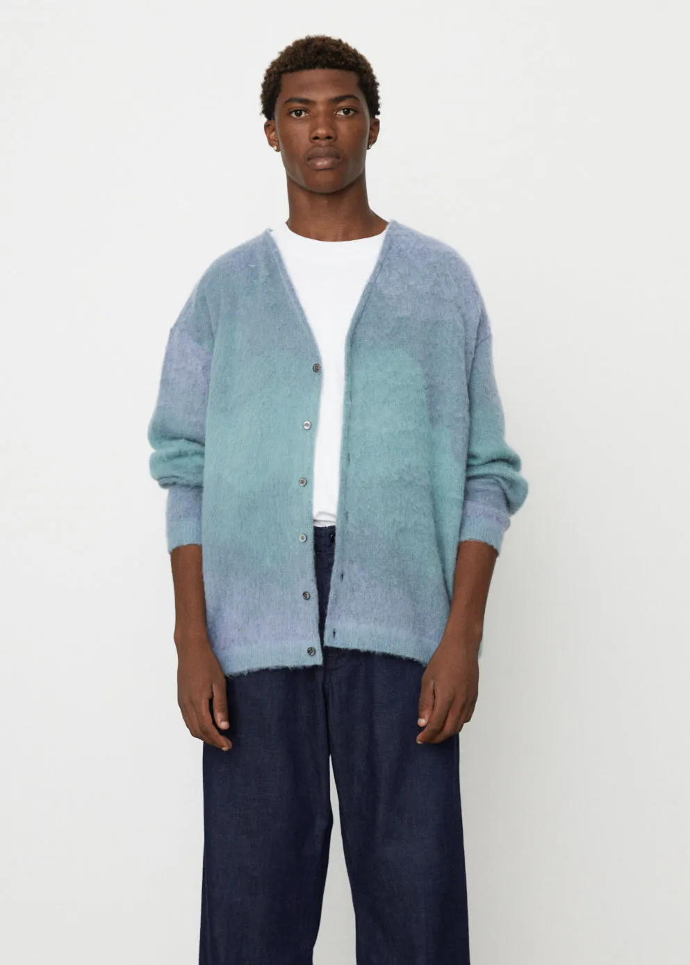 Gradation Jacquard Cardigan