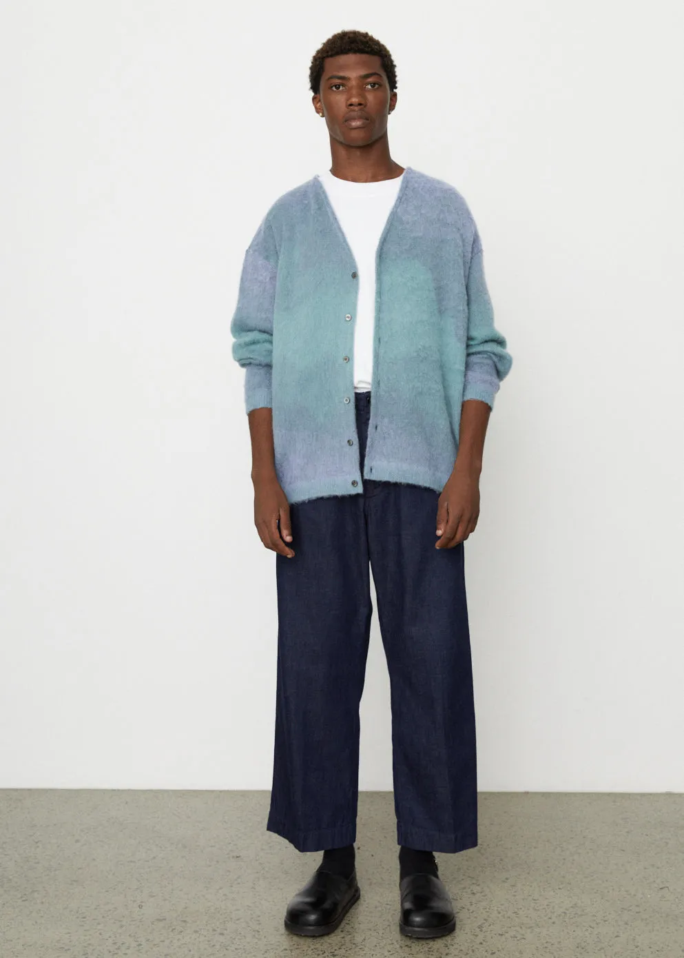 Gradation Jacquard Cardigan