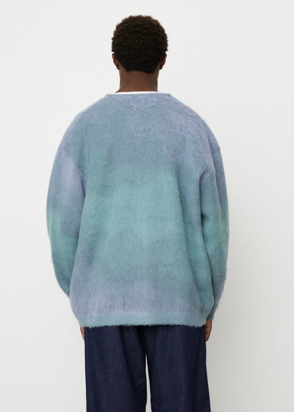 Gradation Jacquard Cardigan