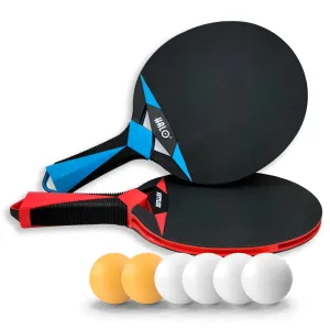 Halo X Outdoor 2-Player Table Tennis Racket Set
