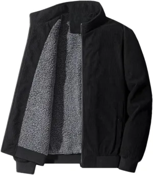Hgvcfcv Men's Cotton-Padded Jacket Corduroy Cotton-Padded Jacket Thick Coat