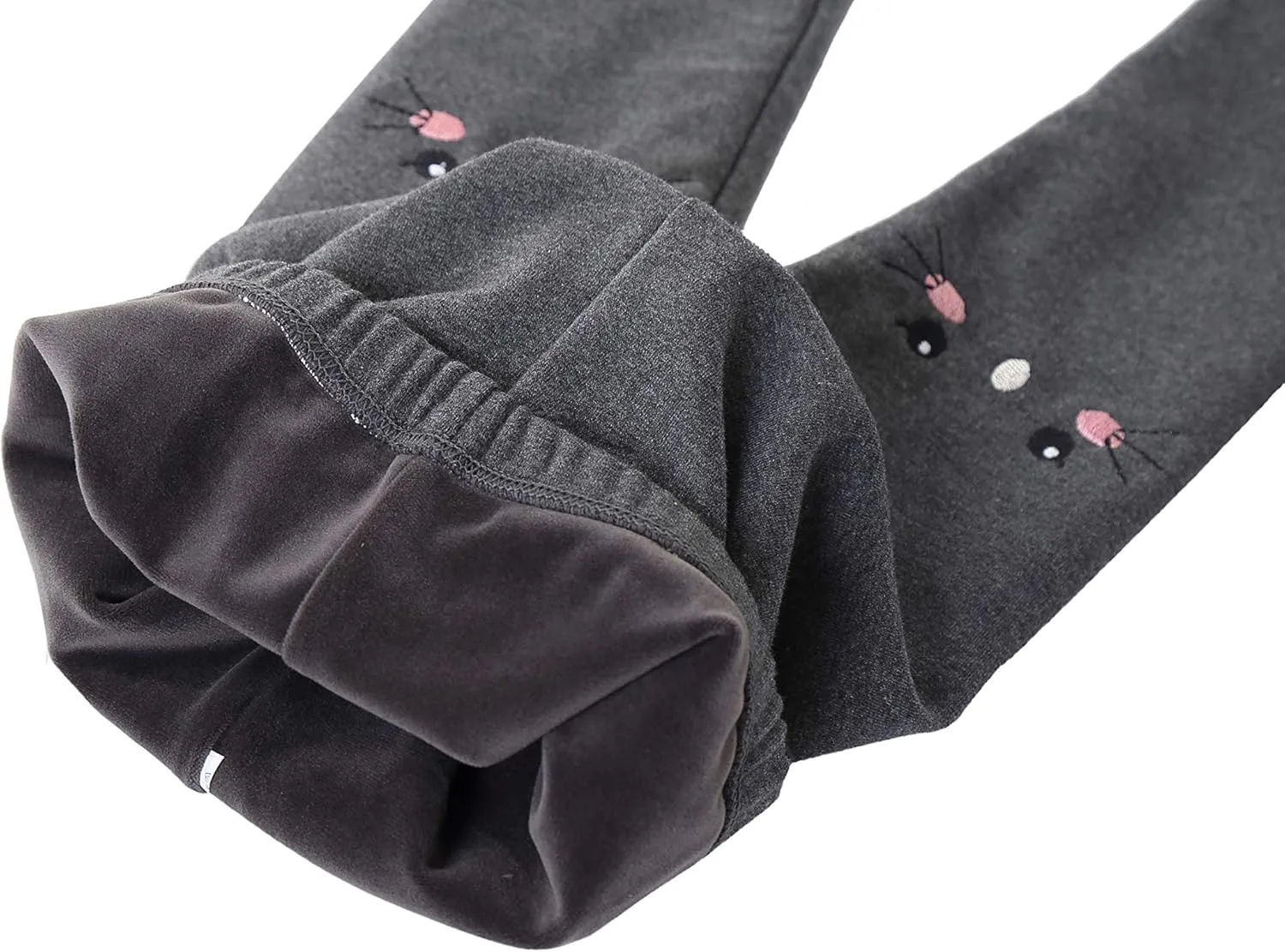 IRELIA Winter Girls Cotton Fleece Lined Leggings Pants