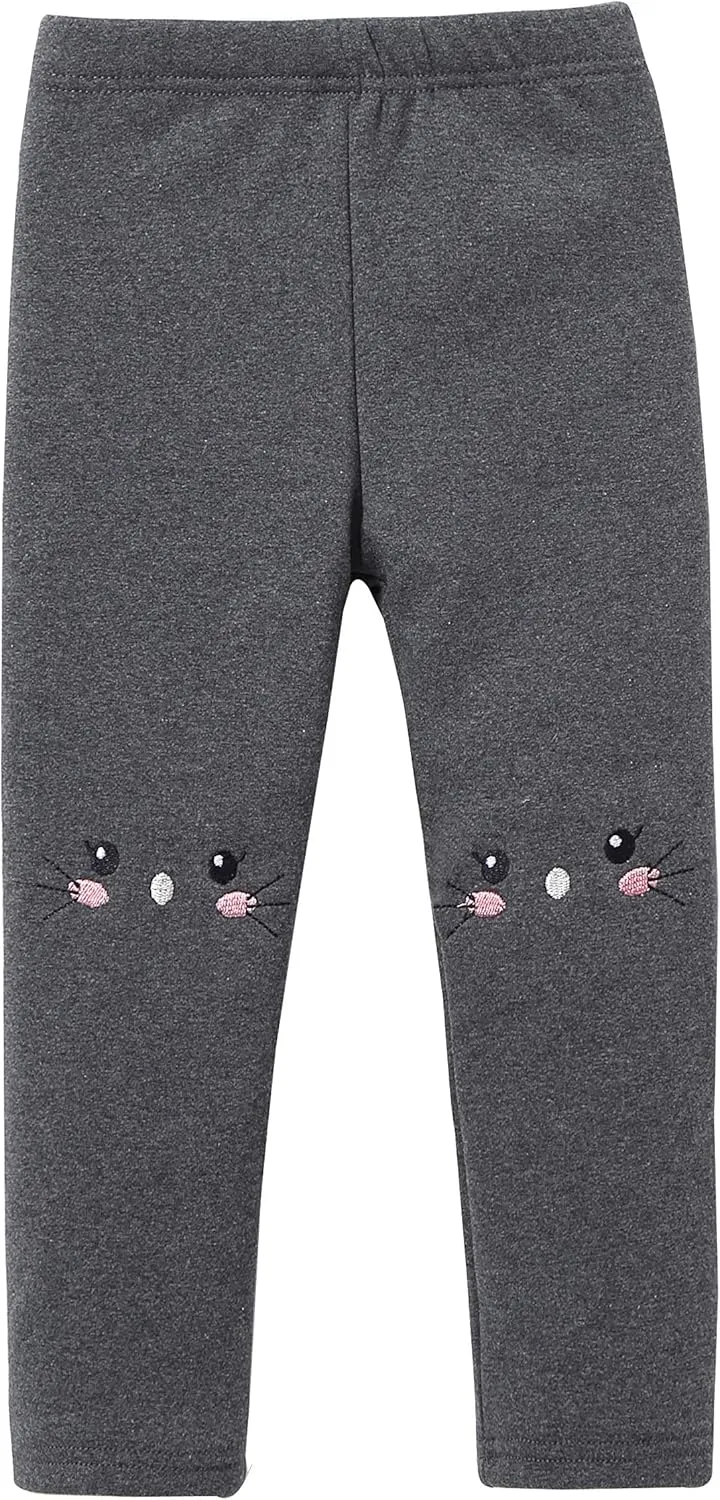 IRELIA Winter Girls Cotton Fleece Lined Leggings Pants