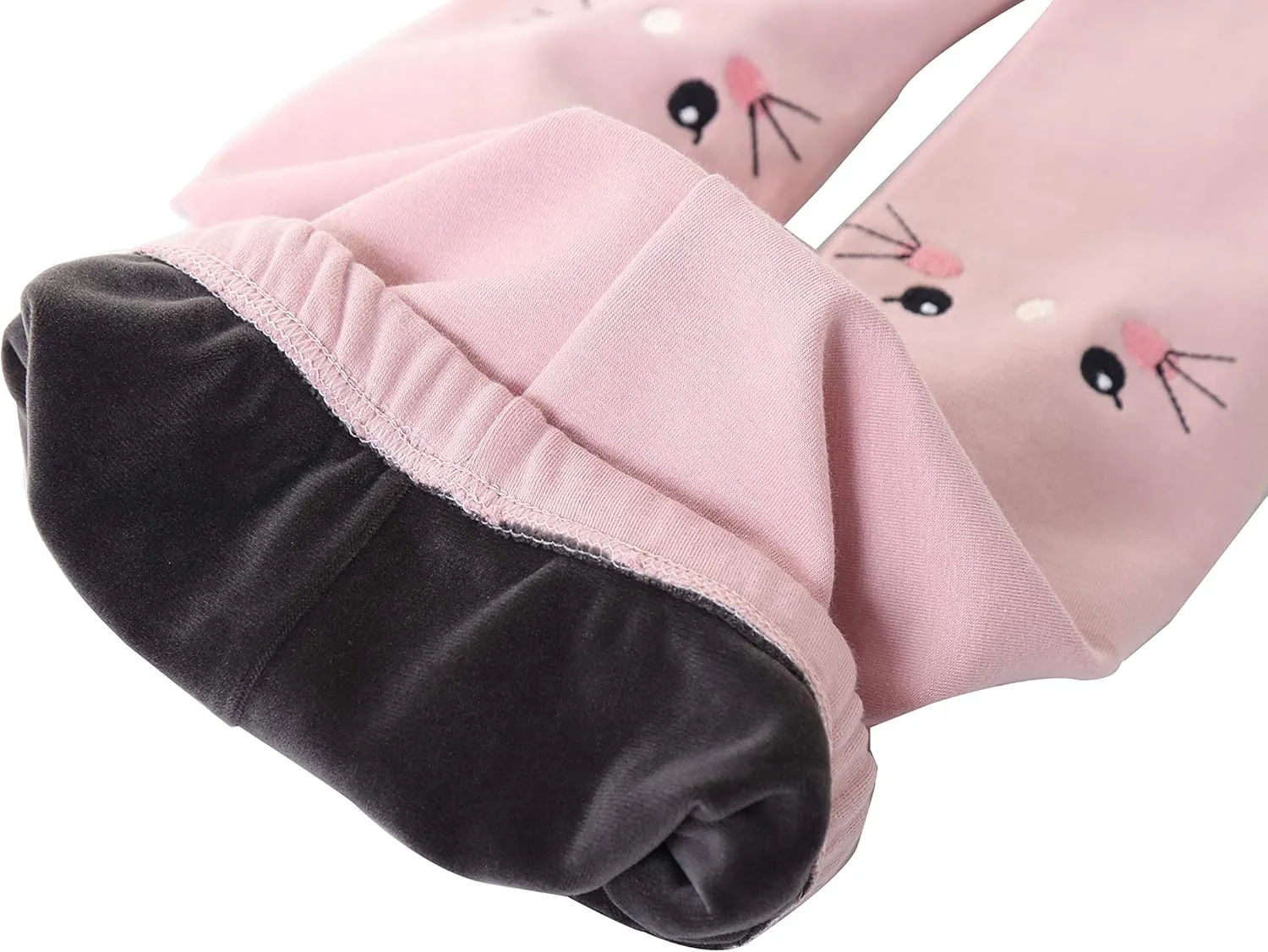 IRELIA Winter Girls Cotton Fleece Lined Leggings Pants