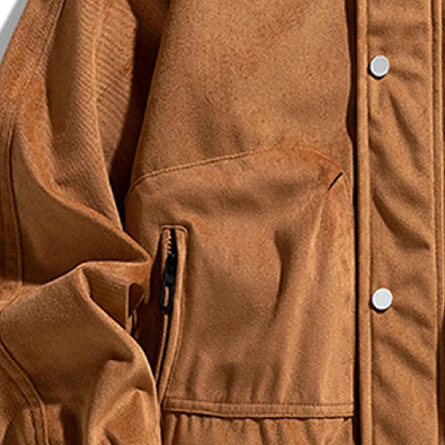 JEsilunmaMY Men's Stand Collar Padded Baseball Jacket Lightweight Cotton Cargo Coat with Zip Pocket Winter Warm Padded Coats