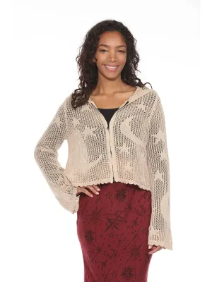 Jr Hoody - Crochet Celestial - Sand
