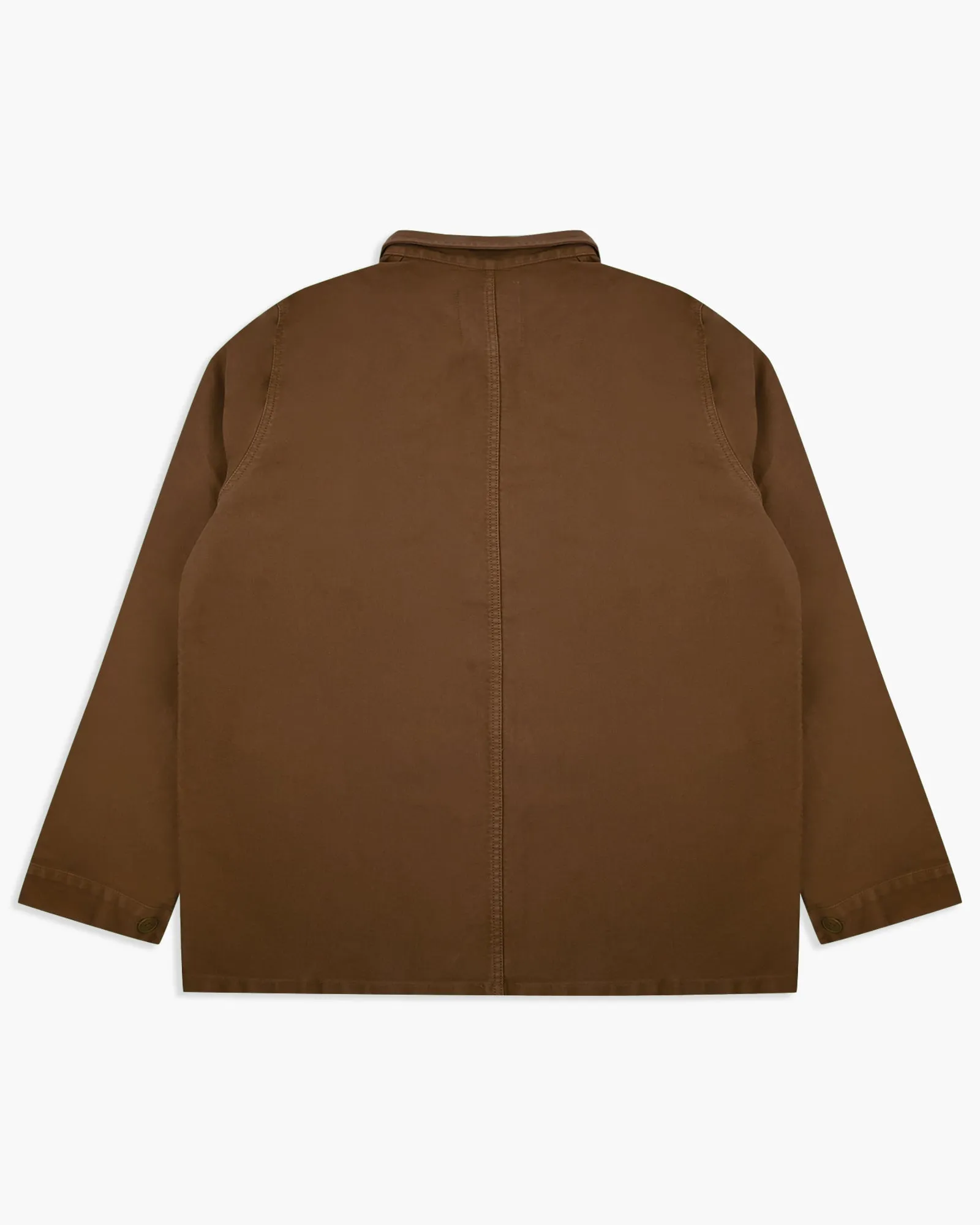 Le Mont St Michel Moleskin Authentic Work Jacket - Brown