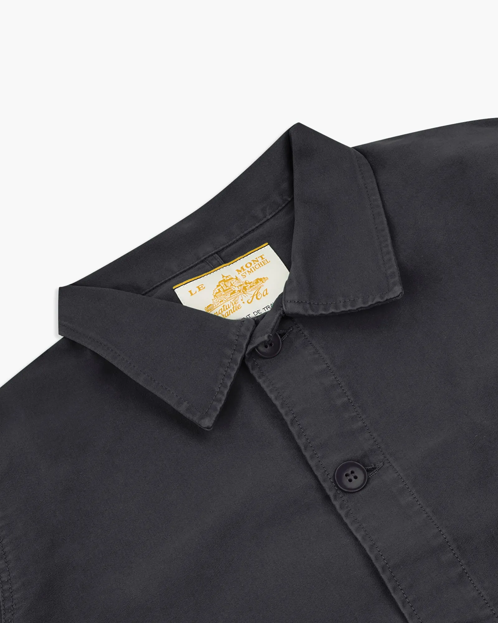Le Mont St Michel Moleskin Authentic Work Jacket - Graphite