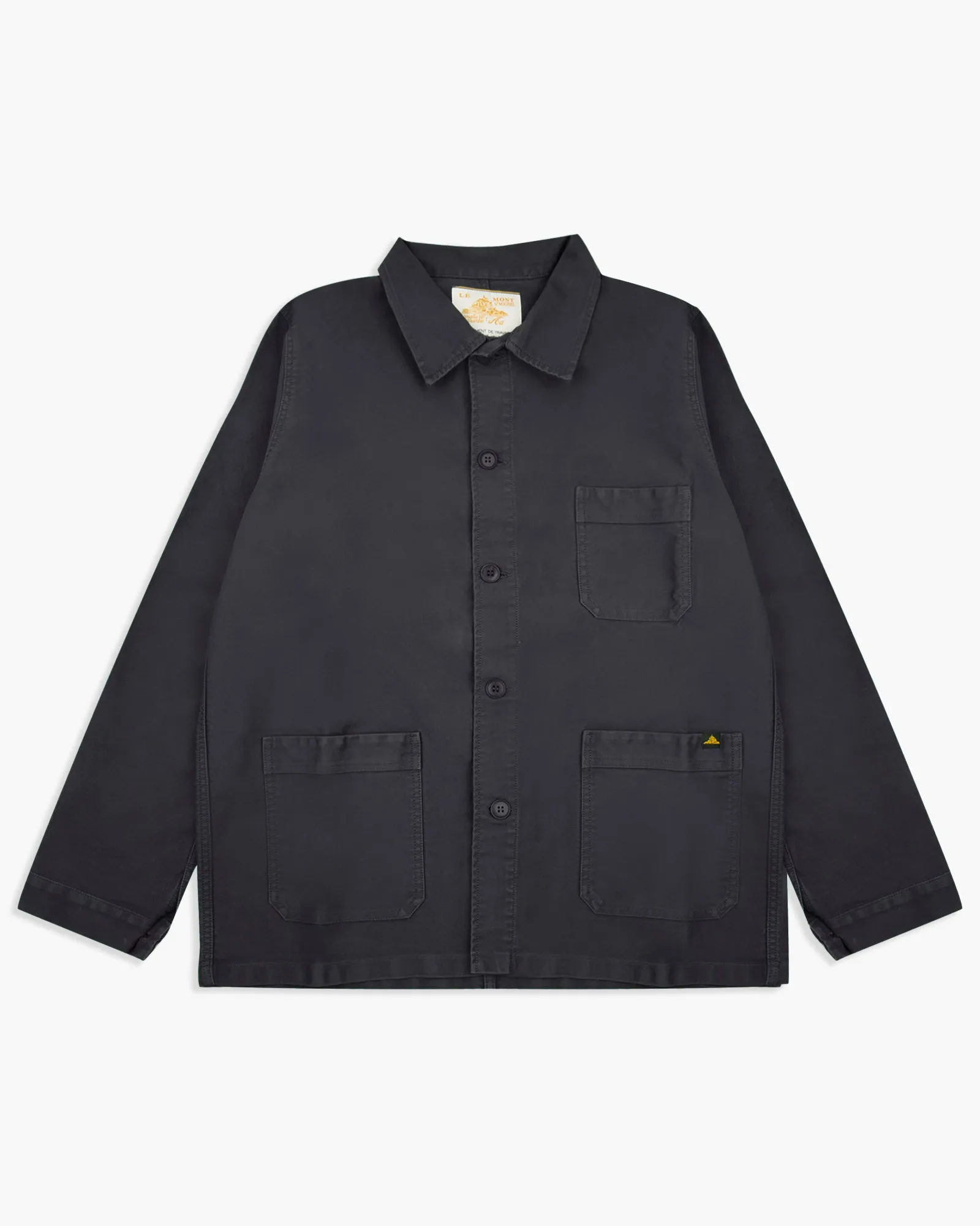 Le Mont St Michel Moleskin Authentic Work Jacket - Graphite