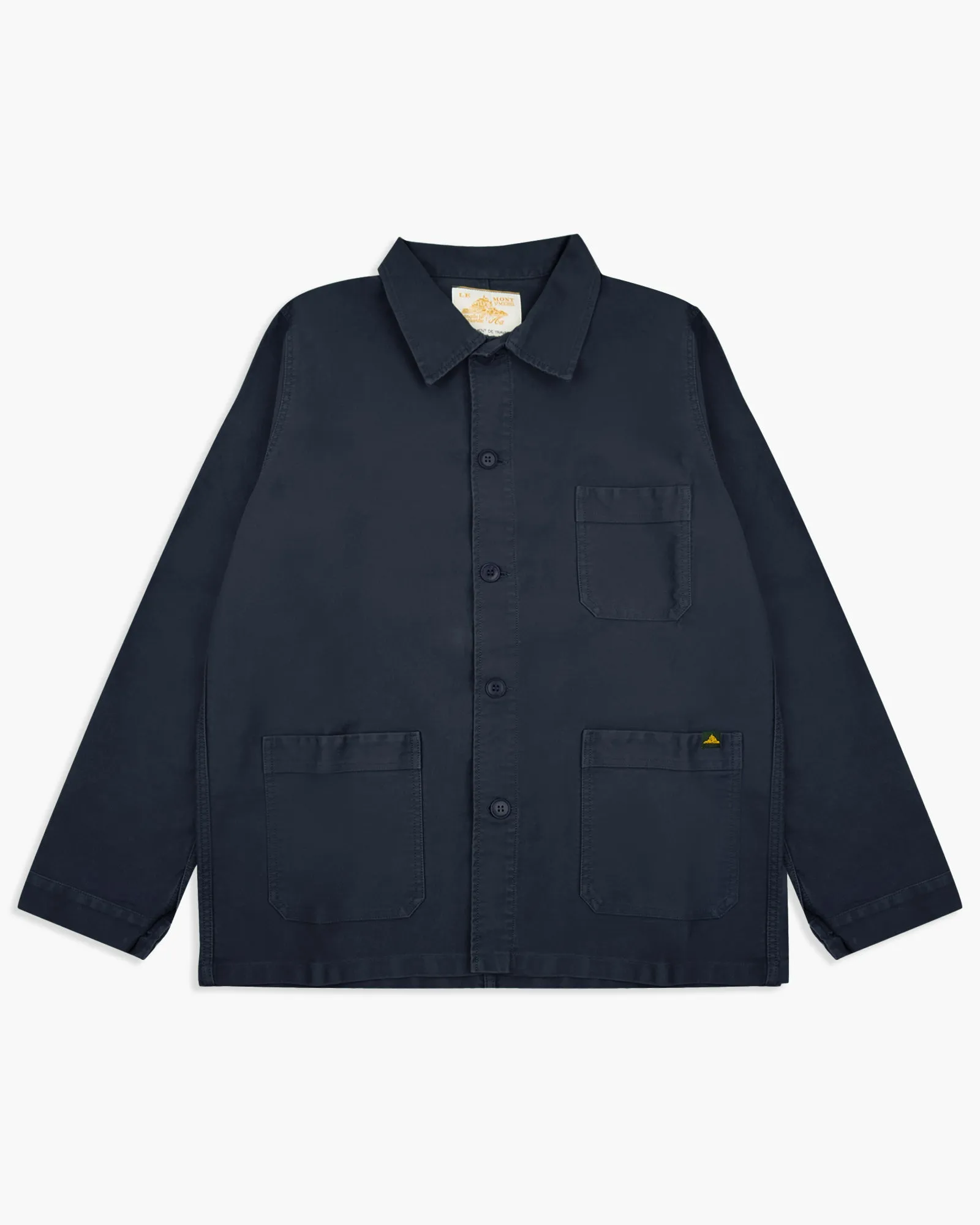 Le Mont St Michel Moleskin Authentic Work Jacket - Navy