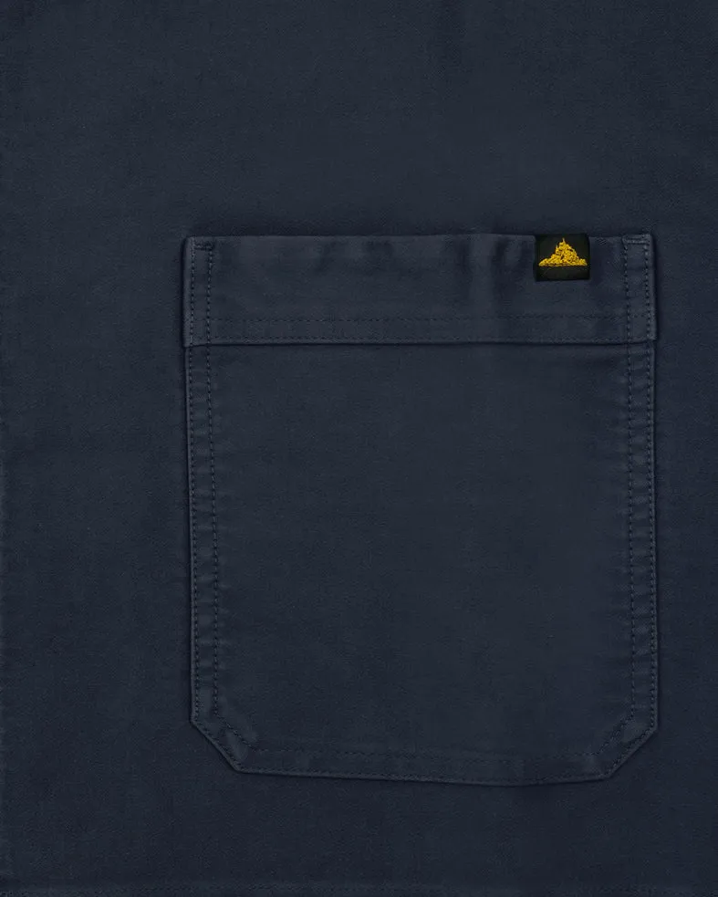 Le Mont St Michel Moleskin Authentic Work Jacket - Navy