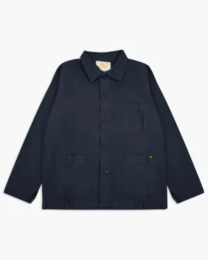 Le Mont St Michel Moleskin Authentic Work Jacket - Navy