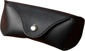 Leather Eyeglasses Case,Flexible Sunglasses Pouch Slim Case for Women Men Horizontal Eyeglass Case