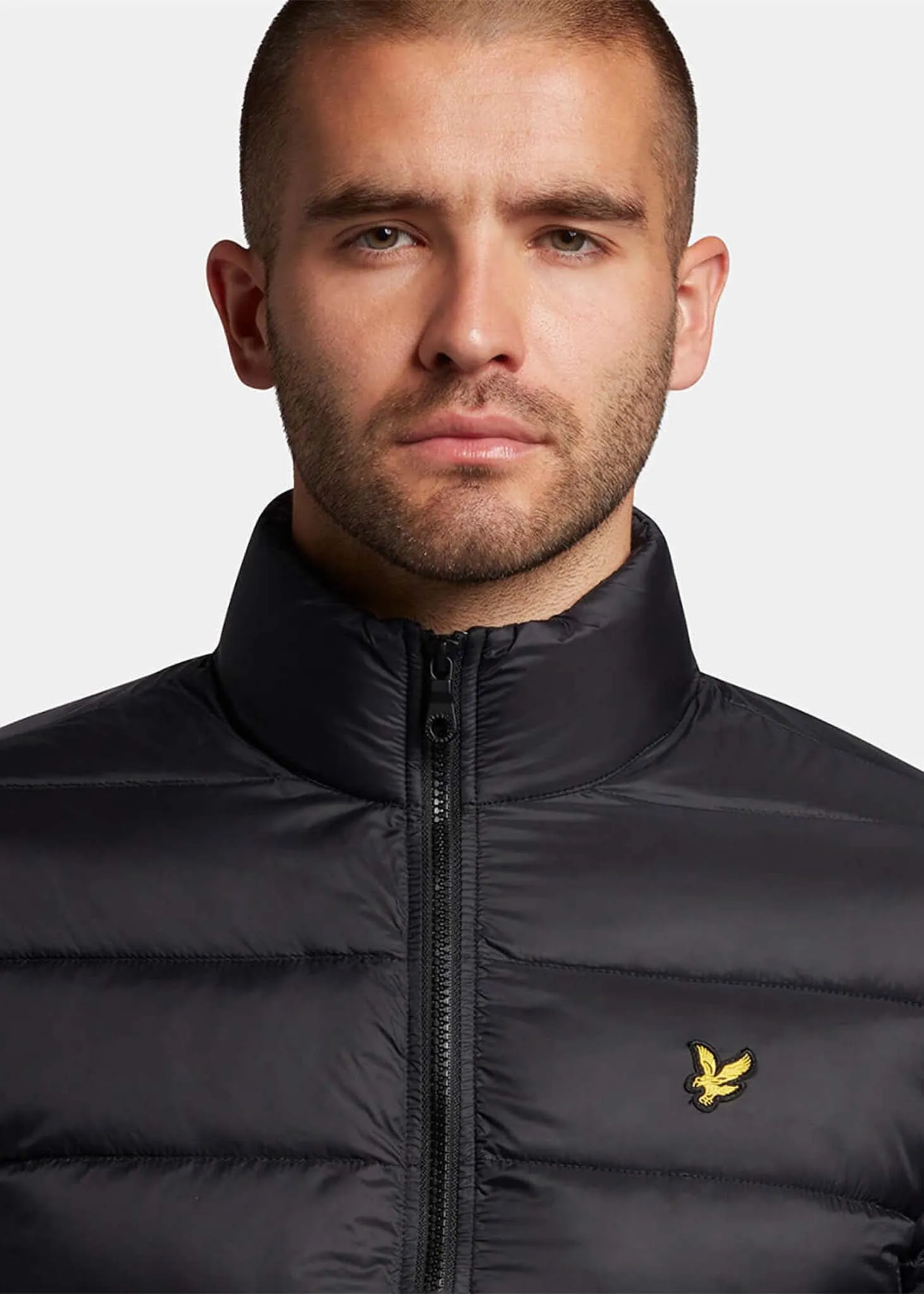 Lightweight padded jacket - jet black
