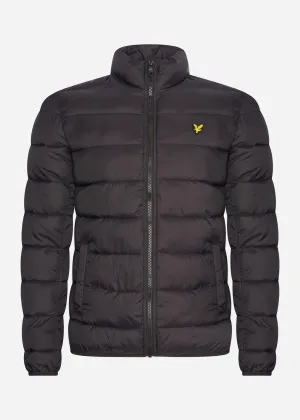 Lightweight padded jacket - jet black