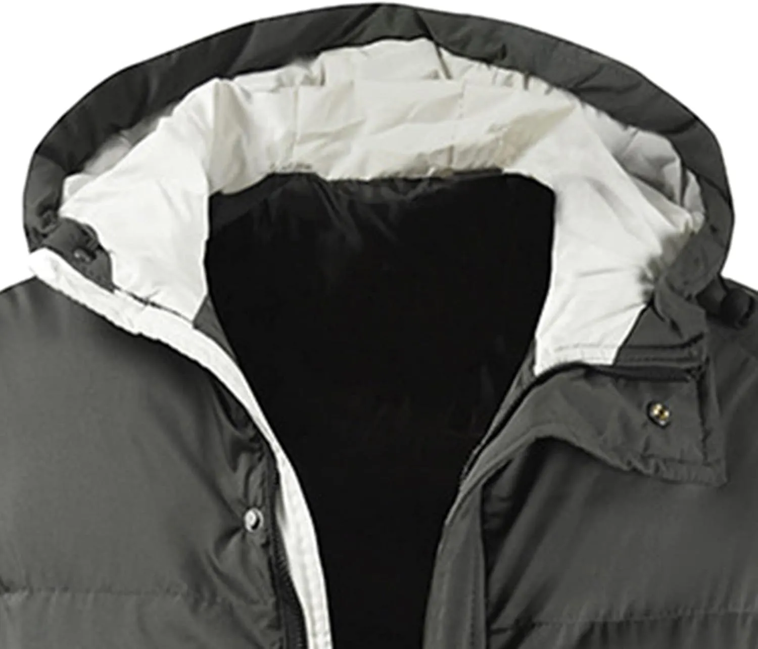 Mens Autumn And Winter Fashion Casual Solid Color Padded Warm Cotton Coat Cotton Padded Jacket Coats And Jackets