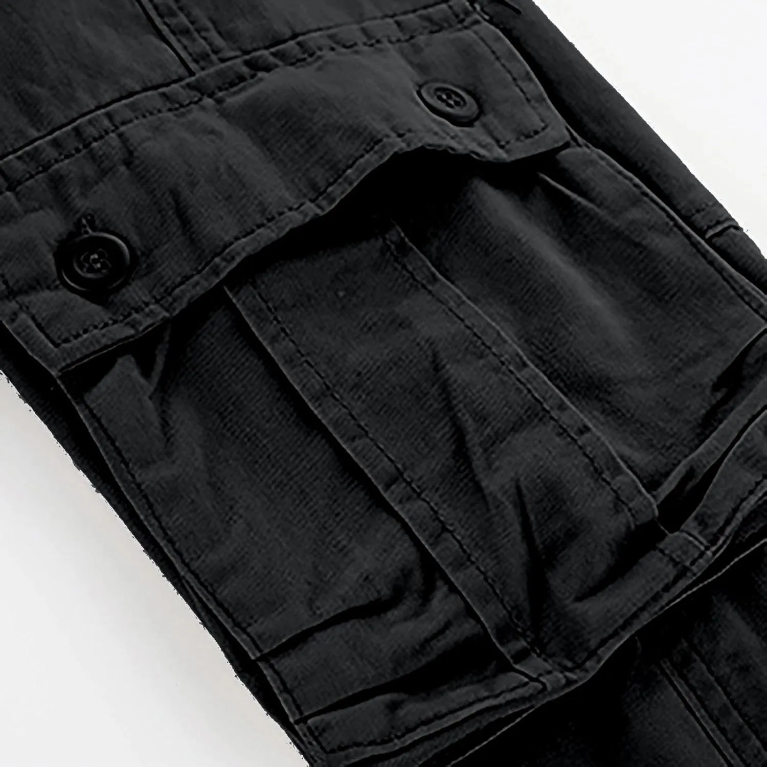 Men's Camo Cargo Pants Trousers Hiking Pants 8 Pocket Plain Comfort Breathable Outdoor Daily Work Pants for Hiking