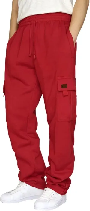 Mens Cargo Pants Slim Fit Mens Sweatpants Cargo Mens Pants Fashion Joggers Mens Cargo Pants Sweatpants Casual Workout Chino Pants Drawstring 6 Pockets