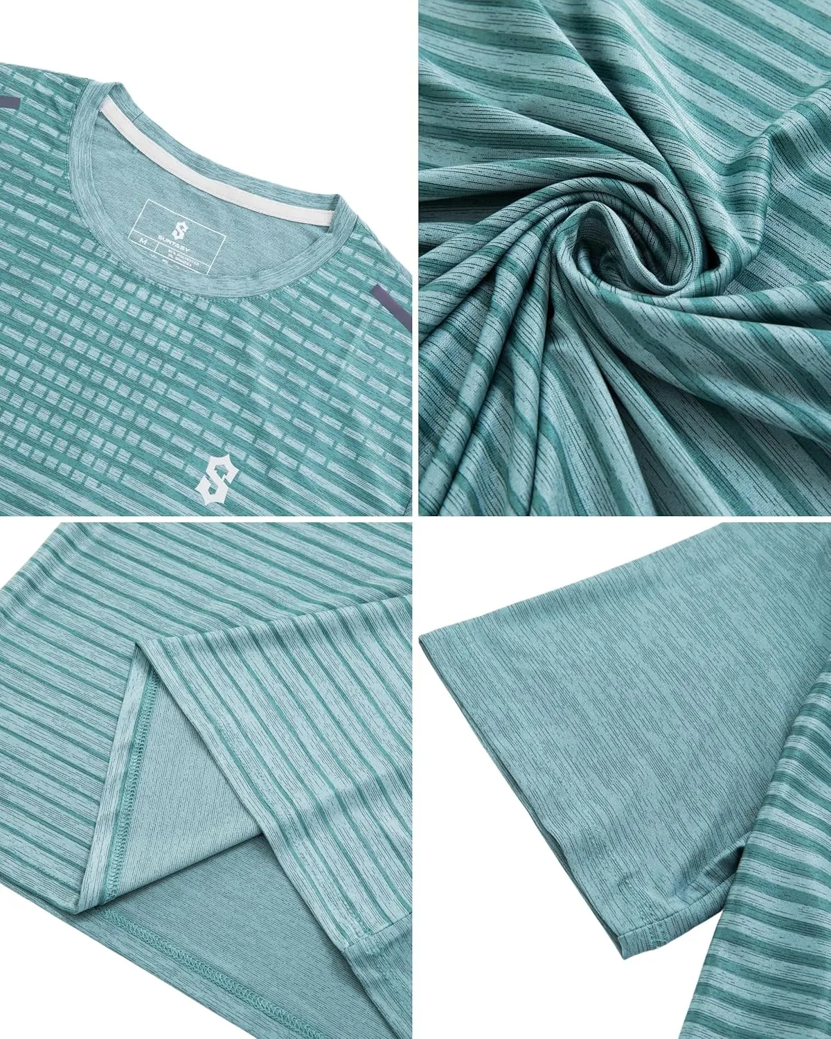 Men's Dry Fit Workout Shirts - Moisture-Wicking, Quick-Dry, 4-Way Stretch Premium Athletic Tees for Running & Sports