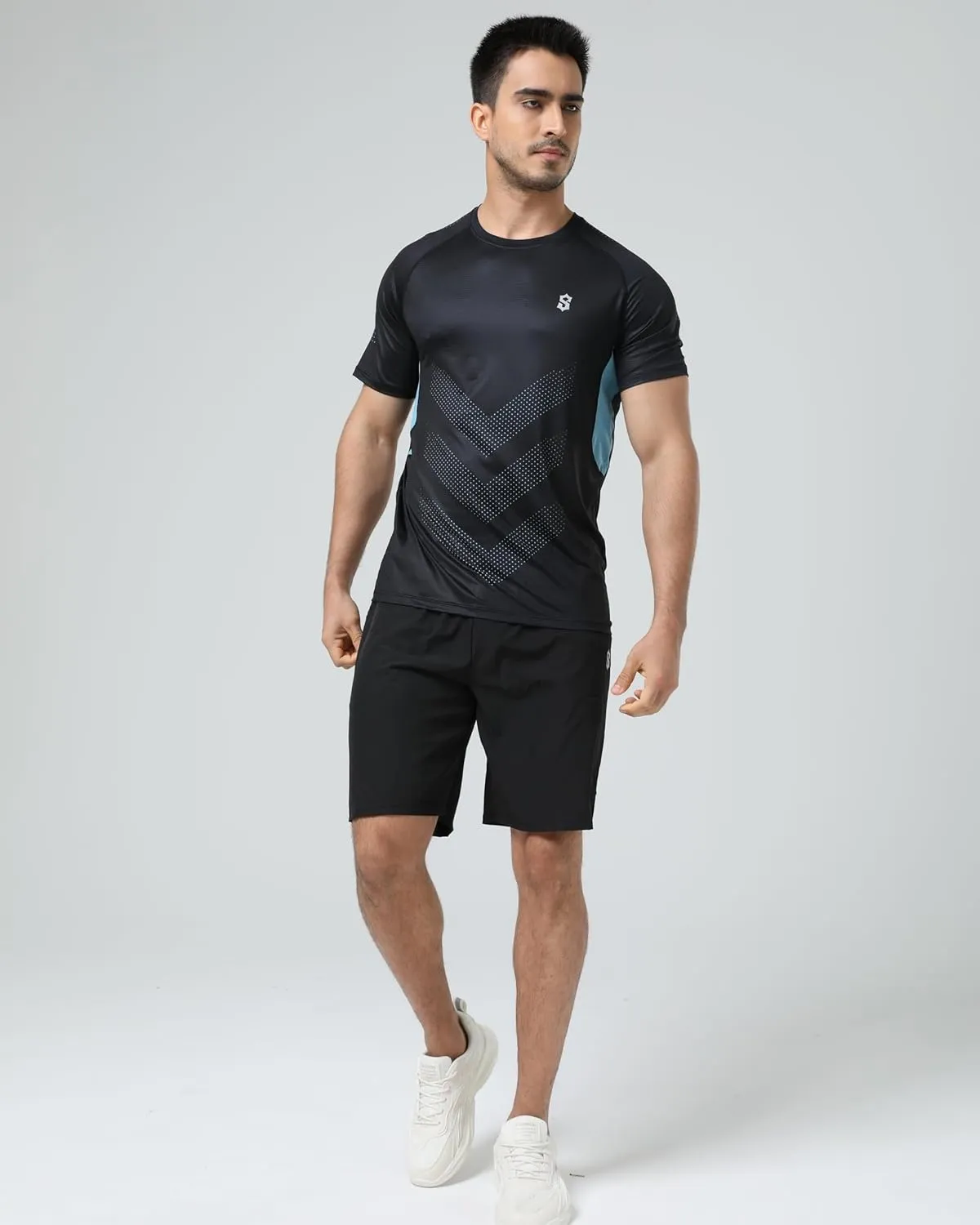 Men's Dry Fit Workout Shirts - Moisture-Wicking, Quick-Dry, 4-Way Stretch Premium Athletic Tees for Running & Sports