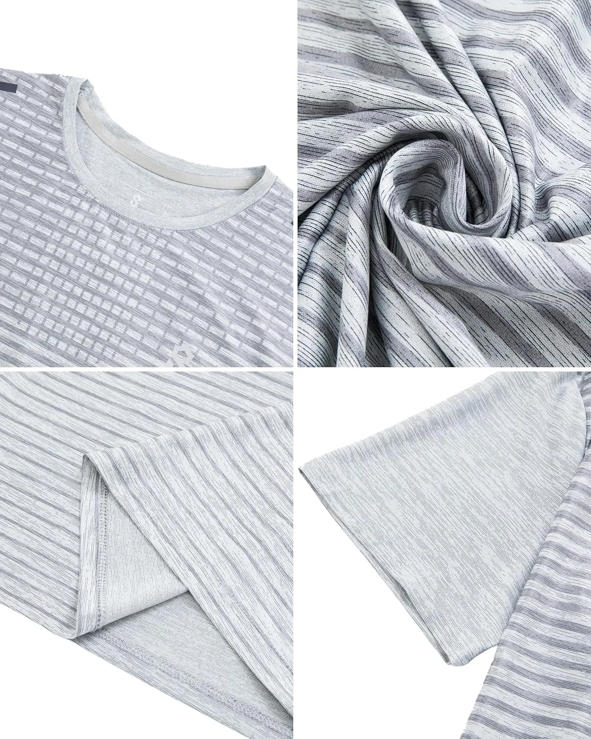 Men's Dry Fit Workout Shirts - Moisture-Wicking, Quick-Dry, 4-Way Stretch Premium Athletic Tees for Running & Sports