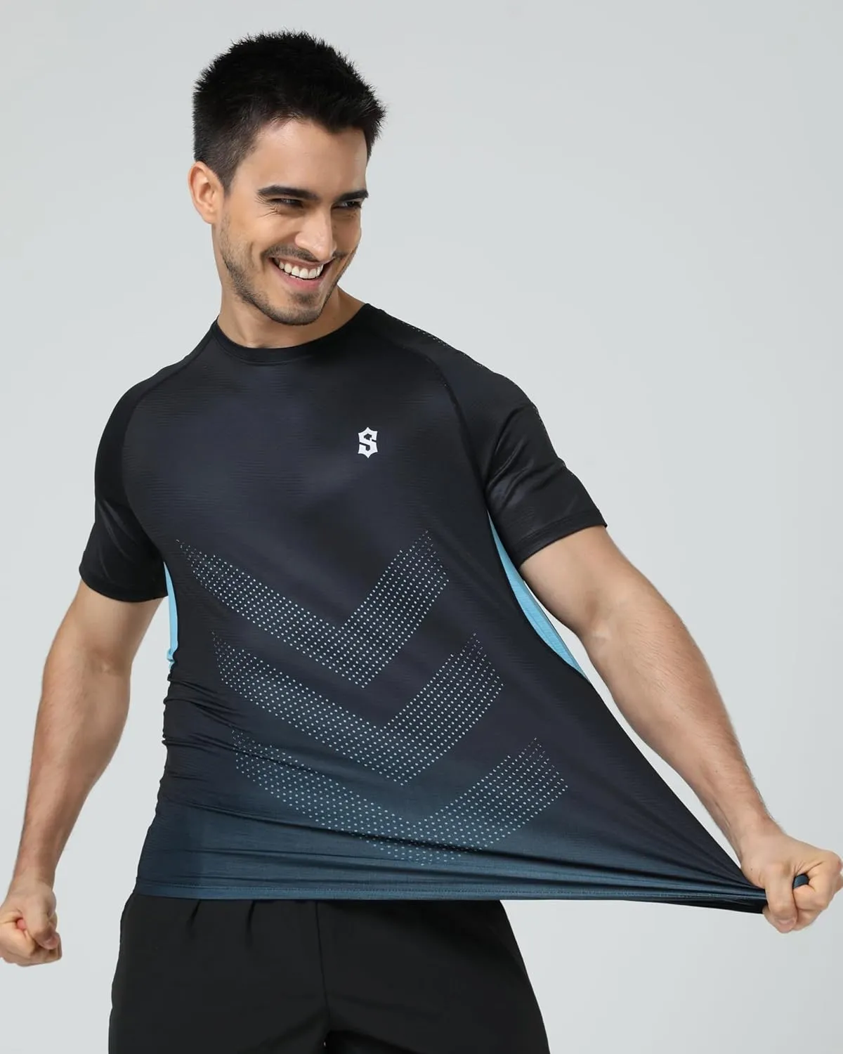 Men's Dry Fit Workout Shirts - Moisture-Wicking, Quick-Dry, 4-Way Stretch Premium Athletic Tees for Running & Sports