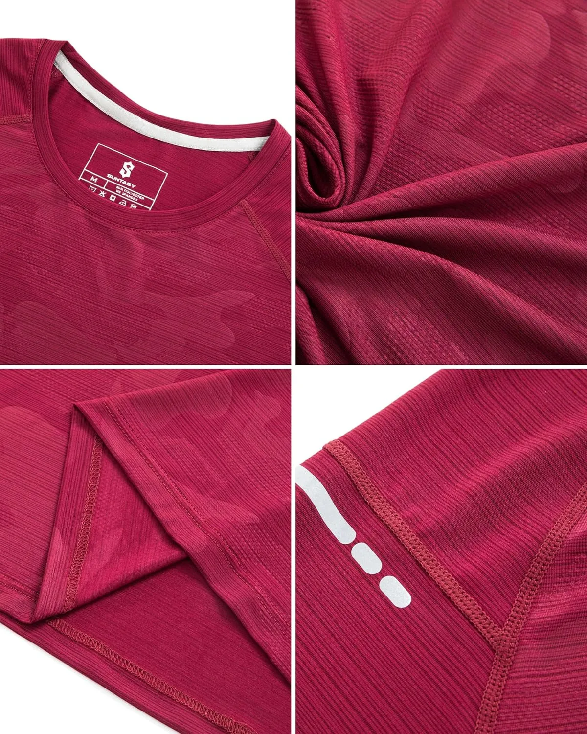 Men's Dry Fit Workout Shirts - Moisture-Wicking, Quick-Dry, 4-Way Stretch Premium Athletic Tees for Running & Sports
