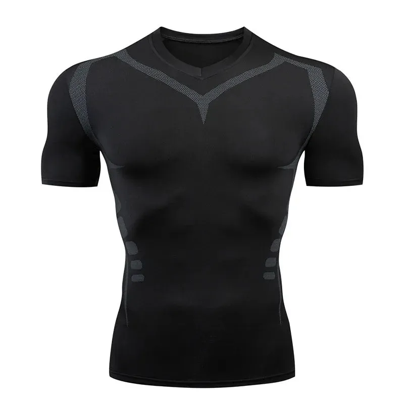 Men's Quick Dry Compression Fitness T-Shirt