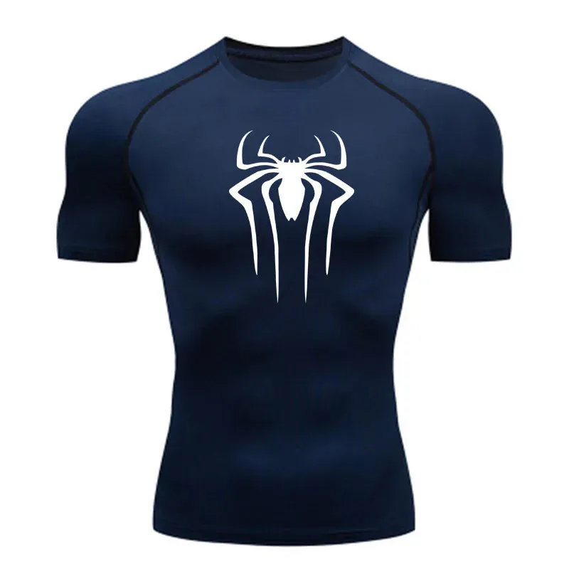 Men's Superhero Compression Shirt - Quick Dry Fitness Tee