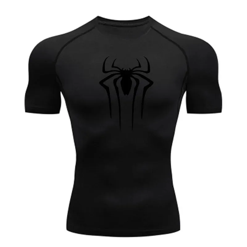 Men's Superhero Compression Shirt - Quick Dry Fitness Tee