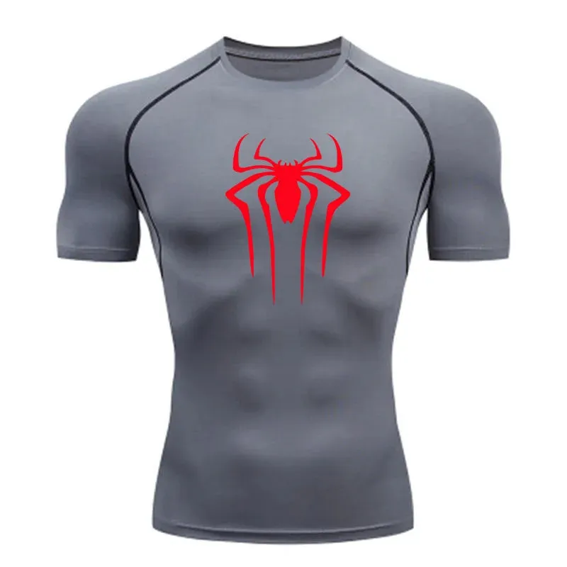 Men's Superhero Compression Shirt - Quick Dry Fitness Tee