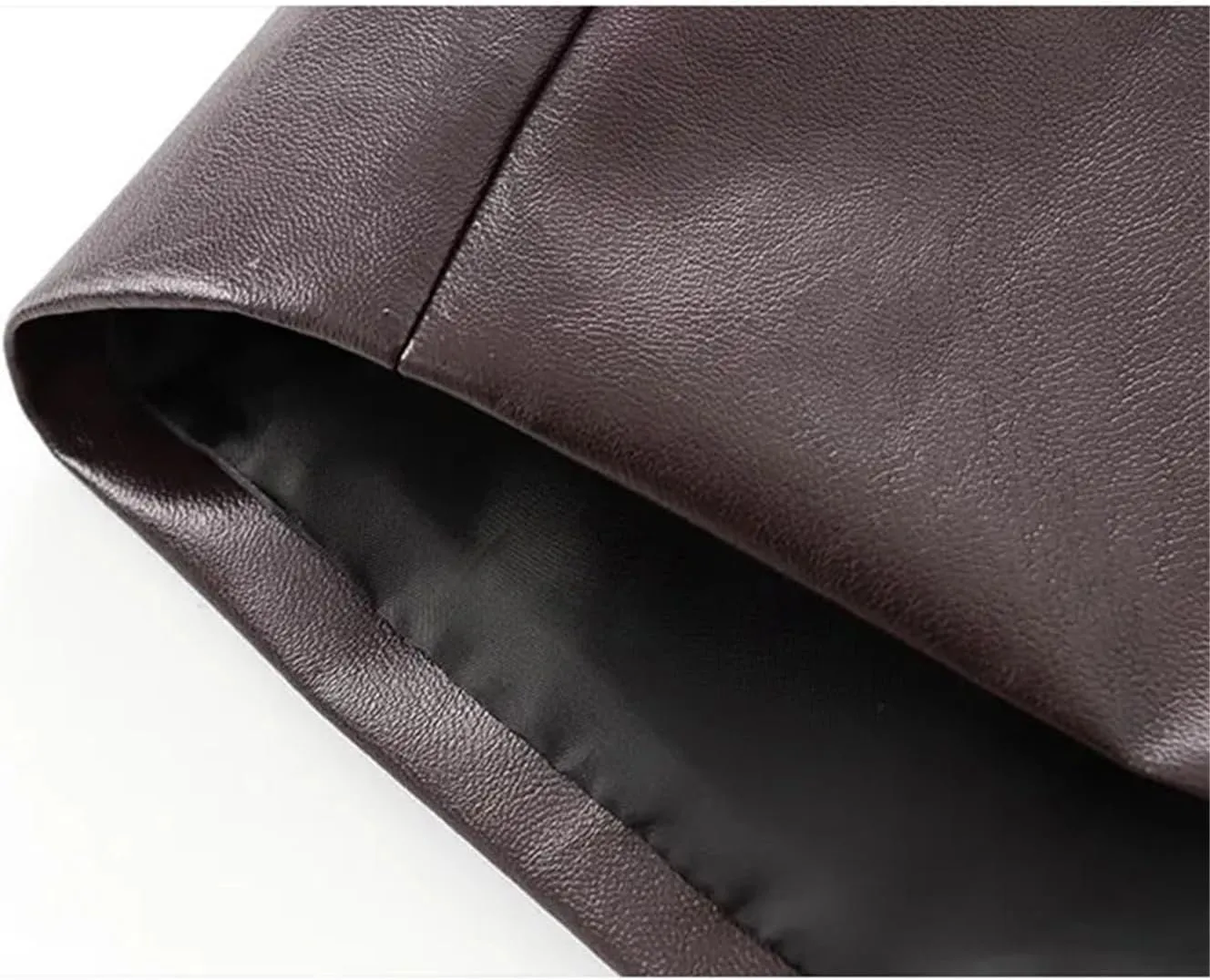 Mnjyihy Women A-Line Leather Skirts Summer High Waist Zipper Short Skirt Sexy Bodycon Mini Pencil Skirts