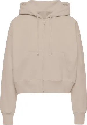 PUWEI Women's Casual Zip Up Drawstring Cropped Hoodie Hooded Crop Jacket Top with Pockets