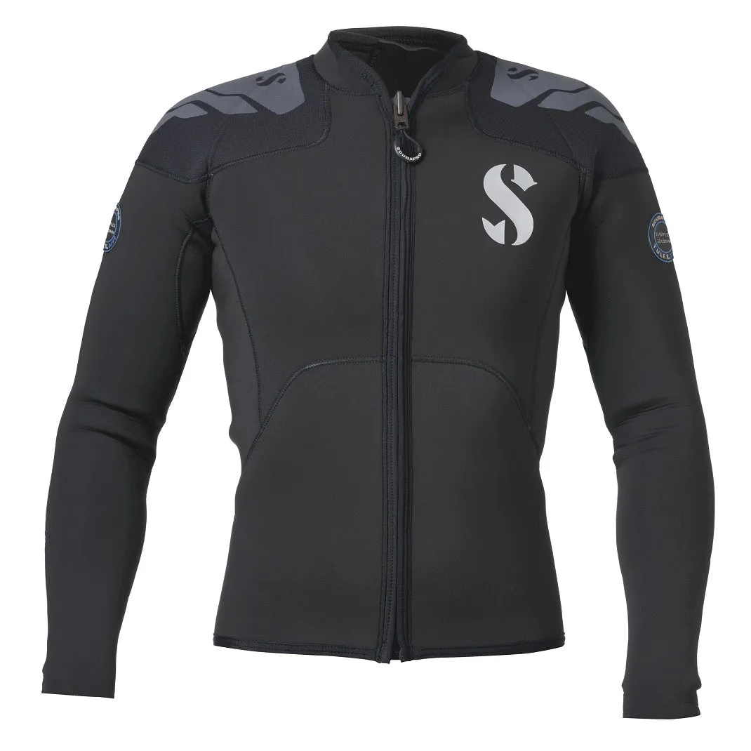 Scubapro Everflex Yulex Hoodless Vest 3mm Long Sleeve Men's